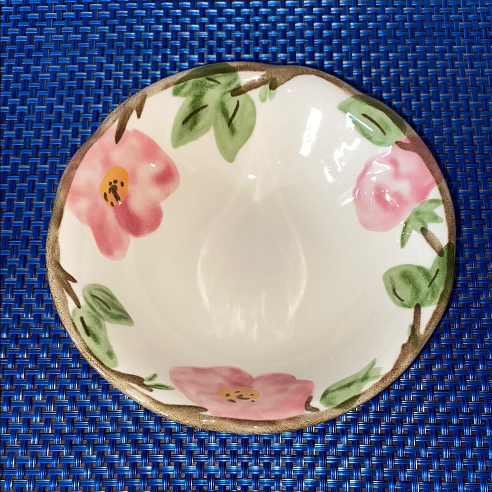 Franciscan Desert Rose, 6” bowl, lightly scalloped